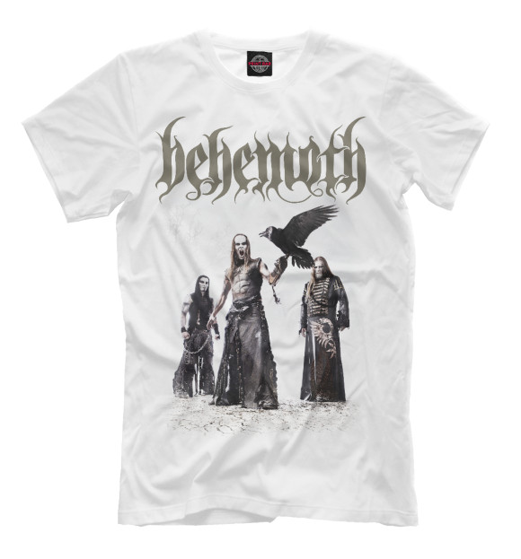 Футболка для мальчиков с изображением Behemoth цвета Белый
