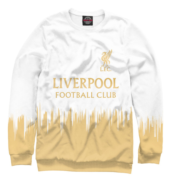 Свитшот для мальчиков с изображением Liverpool цвета Белый
