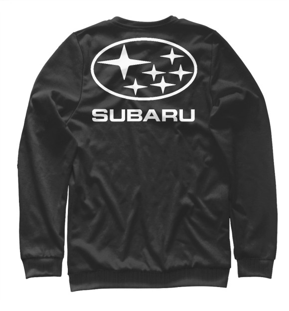 Свитшот для мальчиков с изображением Subaru цвета Белый