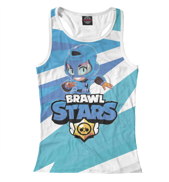 Женская майка-борцовка с изображением Max цвета Белый