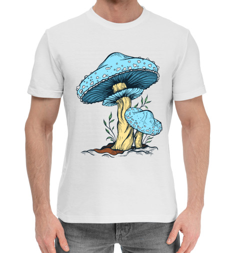 Хлопковые футболки Print Bar Грибы грибы европодвес