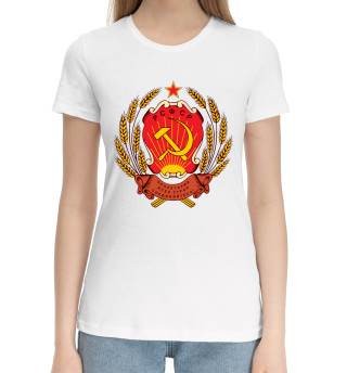 Хлопковая футболка для девочек Российская СФСР