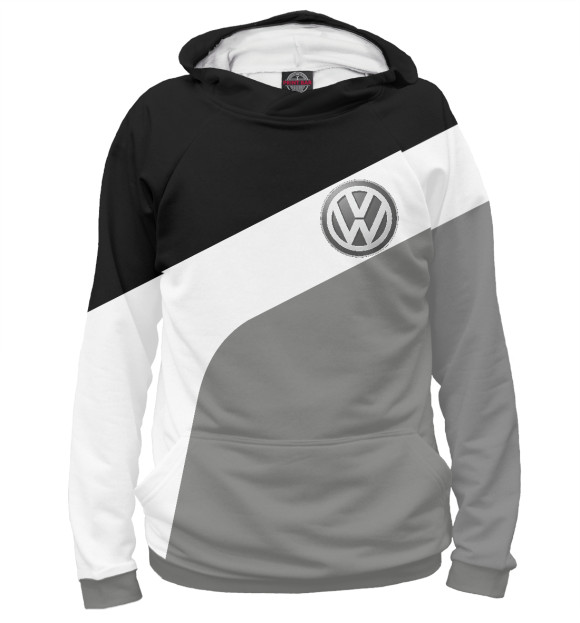 Женское худи с изображением Volkswagen цвета Белый