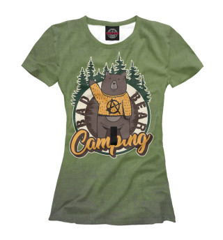 Женская футболка Bad Bear Camping