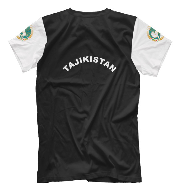 Футболка для мальчиков с изображением Tajikistan цвета Белый