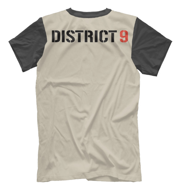 Футболка для мальчиков с изображением District 9 цвета Белый