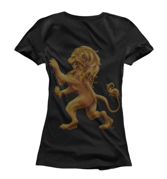 Женская футболка с изображением Его величество Юрий цвета Белый