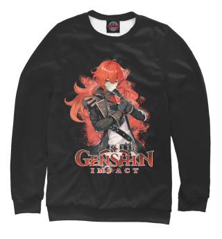 Мужской свитшот Дилюк Genshin