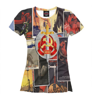 Женская футболка НКВД  | СССР