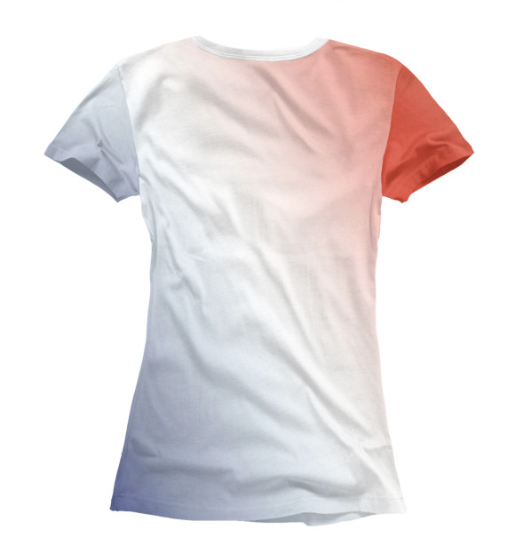 Женская футболка с изображением Атлетико цвета Белый