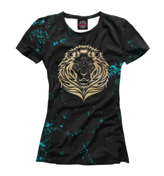 Женская футболка Gold Lion