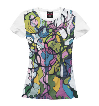 Женская футболка Сказочный лес
