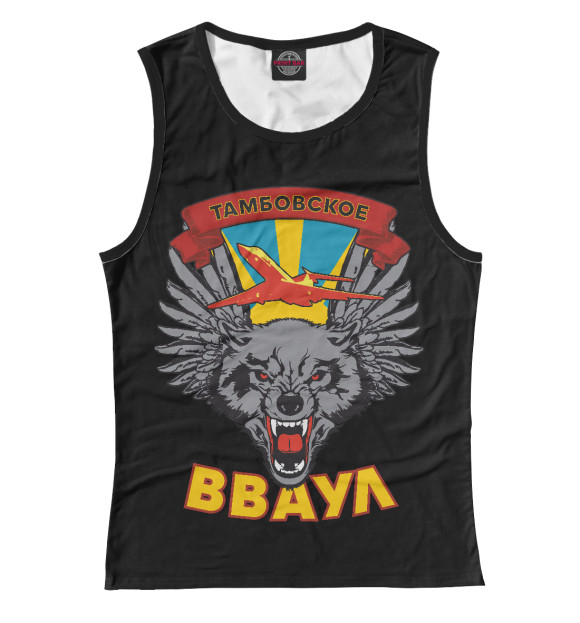Майка для девочки с изображением Тамбовское ВВАУЛ цвета Белый