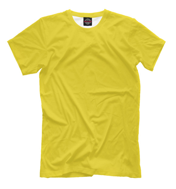 Футболка для мальчиков с изображением Цвет Рапсово-желтый цвета Белый