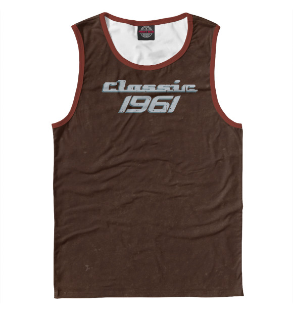 Майка для мальчика с изображением Classic 1961 Retro цвета Белый