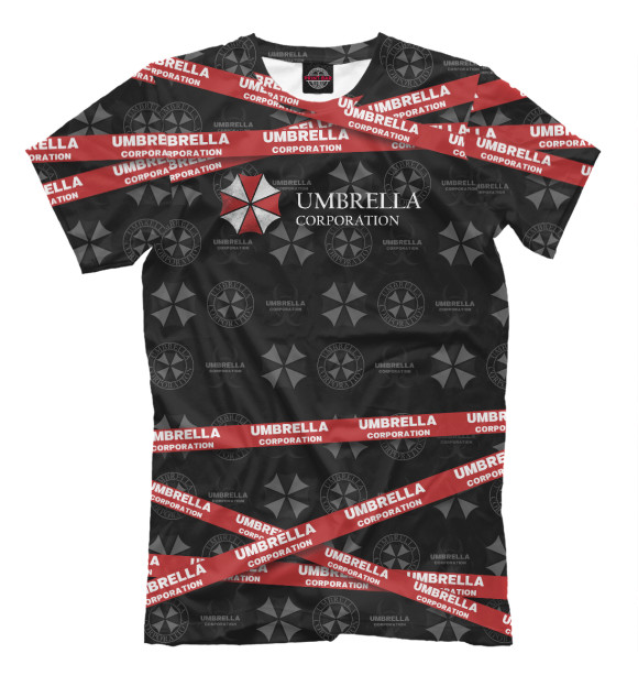 Футболка для мальчиков с изображением Umbrella цвета Белый