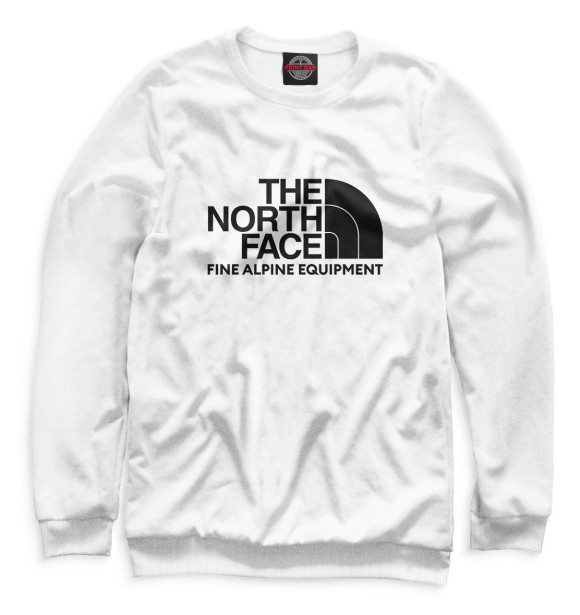 Мужской свитшот с изображением The North Face цвета Белый