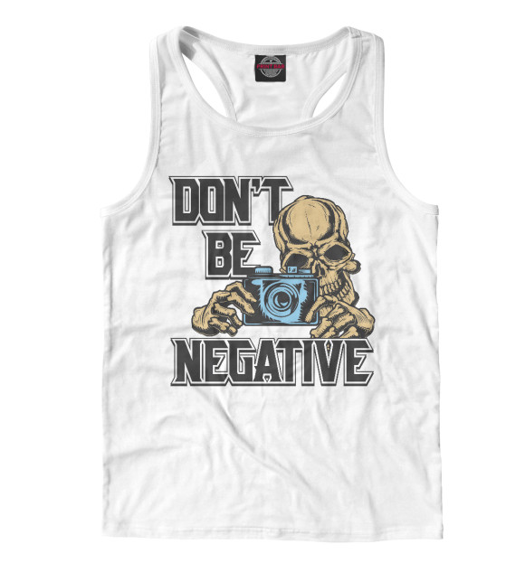 Мужская майка-борцовка с изображением Я фотограф цвета Белый