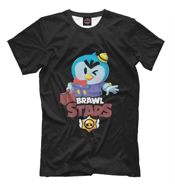 Мужская футболка с изображением Brawl Stars MR.R цвета Белый