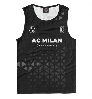 Мужская майка AC Milan Форма Champions