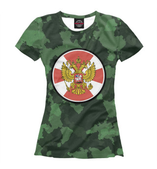 Женская футболка Внутренние войска
