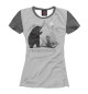 Женская футболка Bad bear camping