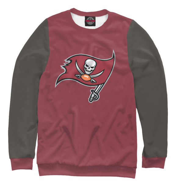 Свитшот для девочек с изображением Tampa Bay Buccaneers цвета Белый