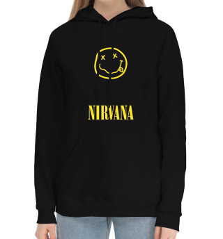 Женский хлопковый худи Nirvana