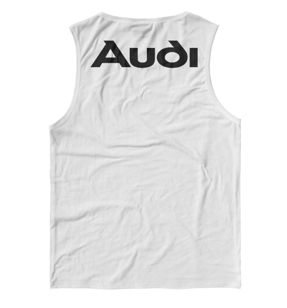 Майка для мальчика с изображением Audi цвета Белый