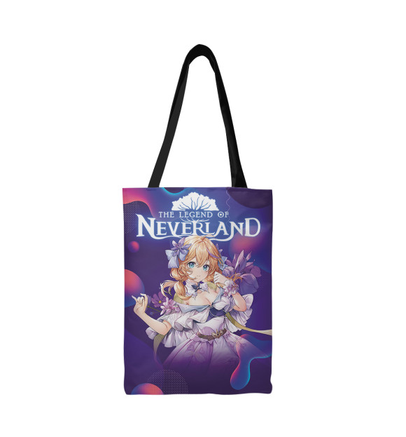 Сумка-шоппер с изображением The Legend of Neverland цвета Белый