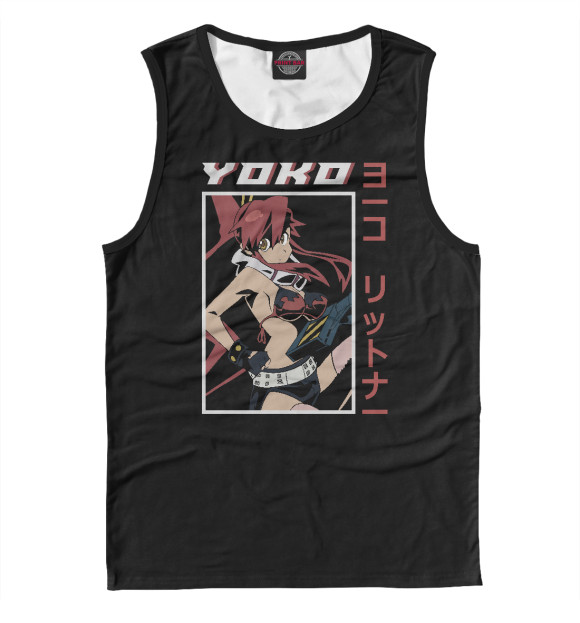 Майка для мальчика с изображением Ёко Литтнер цвета Белый