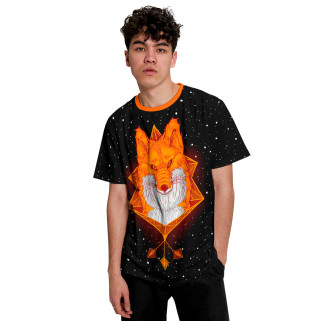 Мужская футболка Огненный лис