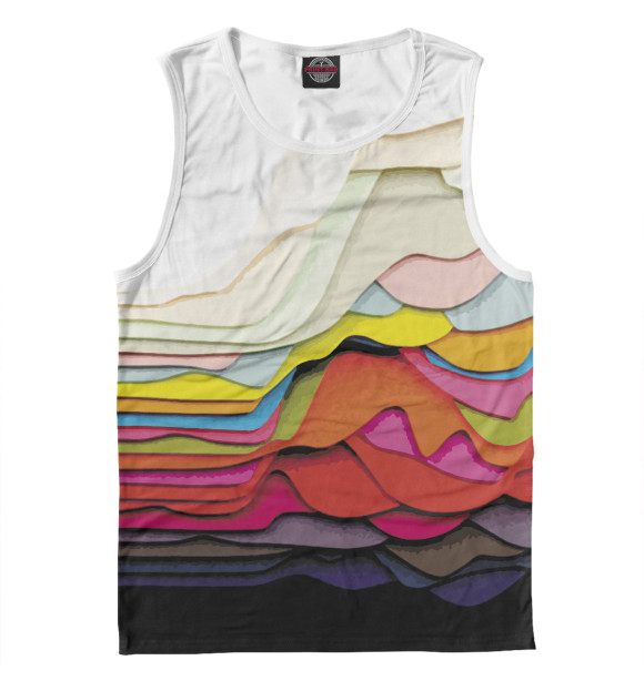 Майка для мальчика с изображением Color цвета Белый