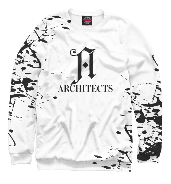 Свитшот для мальчиков с изображением Architects цвета Белый