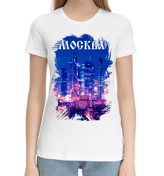 Хлопковая футболка для девочек Москва