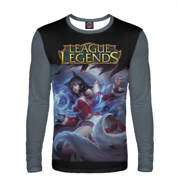 Мужской лонгслив с изображением League of legends цвета Белый