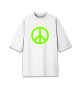 Женская футболка оверсайз Peace
