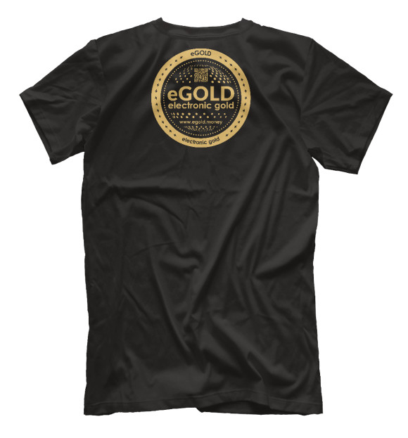 Футболка для мальчиков с изображением HandGold eGOLD цвета Белый