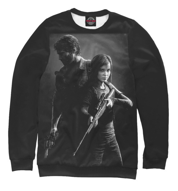 Женский свитшот с изображением The Last of Us цвета Белый
