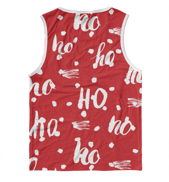 Мужская майка с изображением Santa DAB цвета Белый