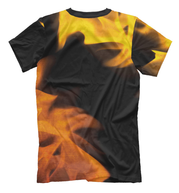 Мужская футболка с изображением Quake Gold Gradient цвета Белый