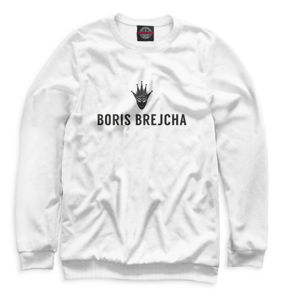 Свитшот для мальчиков с изображением Boris Brejcha цвета Белый