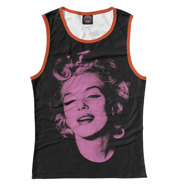 Майка для девочки с изображением Marilyn hope цвета Белый