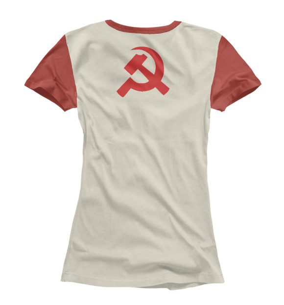 Женская футболка с изображением Железный Феликс цвета Белый