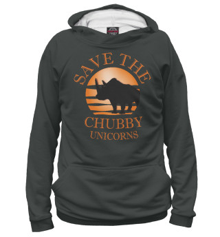 Женское худи Save The Chubby Unicorns