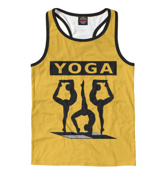 Мужская майка-борцовка Йога yoga