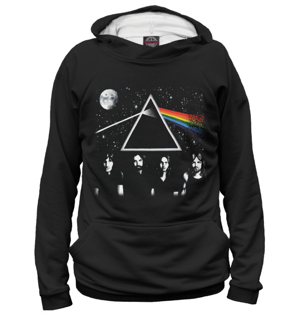 Женское худи с изображением Pink Floyd: Пинк Флойд исполнители цвета Белый