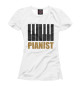 Футболка для девочек Pianist