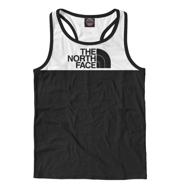 Мужская майка-борцовка с изображением The North Face цвета Белый