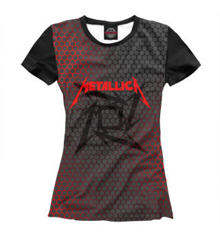 Женская футболка Metallica